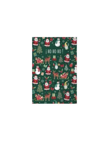 PACK 6 TARJETAS DE FELICITACIÓN NAVIDAD - TAMAÑO 11,5 X 17 CM - MODELO GIFT DOHE 70030