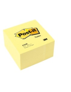 CUBO 450 HOJAS NOTAS ADHESIVAS 76X76MM CANARY YELLOW 636-B POST-IT 7100172238