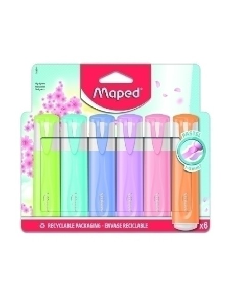 ROTUL. FLUOR MAPED CLASS.PASTEL EST.6