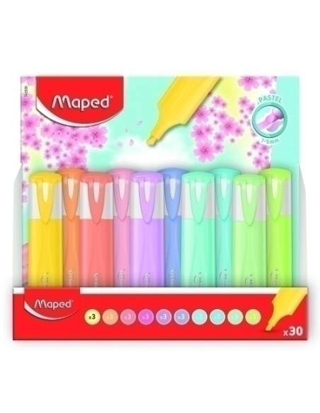 ROTUL. FLUOR MAPED CLASS.PASTEL EXP.30