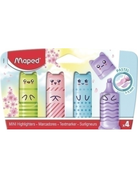 ROTUL. FLUOR MAPED PASTEL MINI EST.4