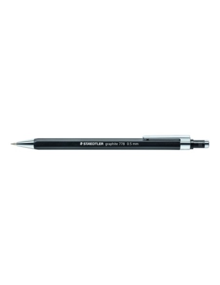 PORTAMINAS STAEDTLER 778 0,5 mm NEGRO - Pack de 10 unidades