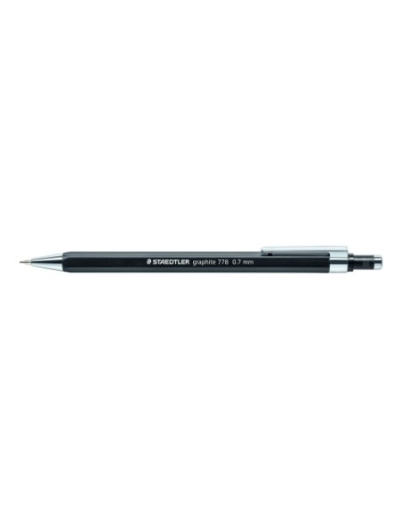 PORTAMINAS STAEDTLER 778 0,7 mm NEGRO - Pack de 10 unidades