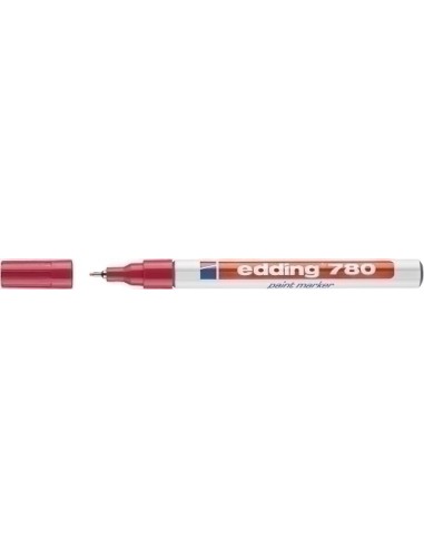 ROTUL.EDDING  780 ROJO - Pack de 10 unidades