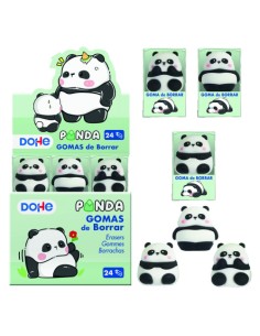 EXPOSITOR CON 24 GOMAS DE BORRAR PANDA DOHE 79635