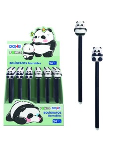 EXPOSITOR CON 24 BOLÍGRAFOS BORRABLES PANDA DOHE 79645