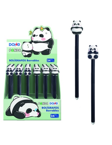 EXPOSITOR CON 24 BOLÍGRAFOS BORRABLES PANDA DOHE 79645