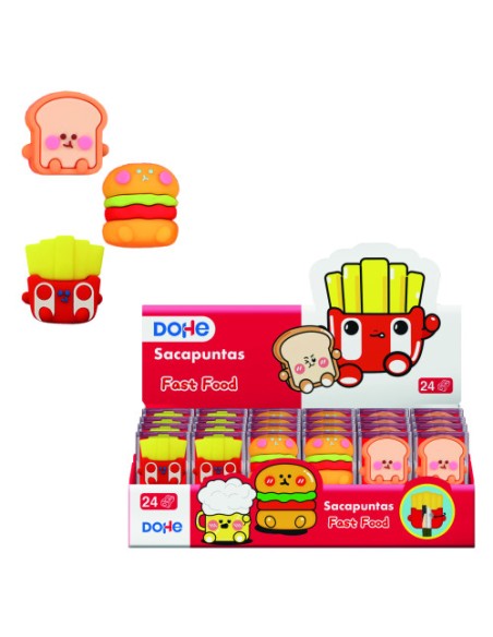 EXPOSITOR CON 24 SACAPUNTAS FAST FOOD DOHE 79677