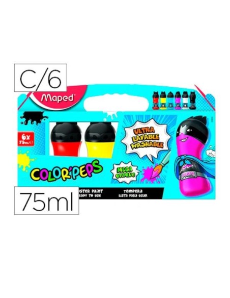 Estuche 6 témperas colores primarios 810010