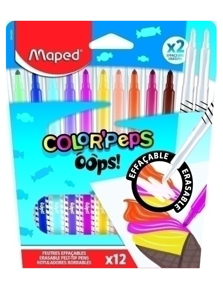 ROTUL. MAPED COLOR PEPS BORRABLE E.12