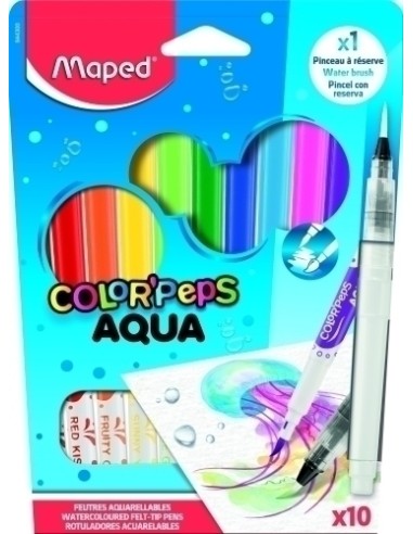 ROTUL. MAPED AQUA E.10 +PINCEL