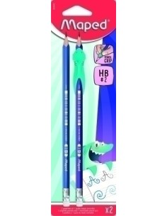 LAPIZ MAPED  - HB B/2 + 1 GRIP