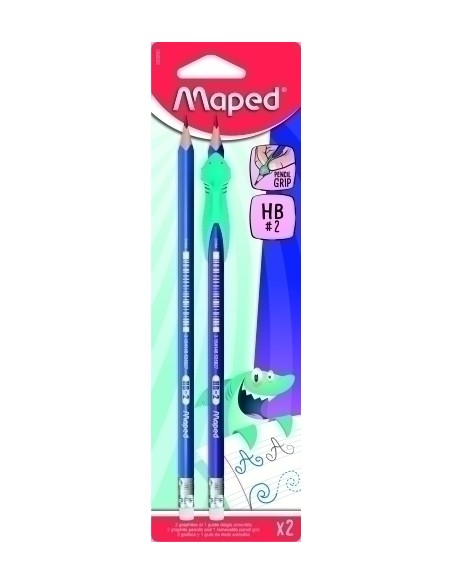 LAPIZ MAPED  - HB B/2 + 1 GRIP