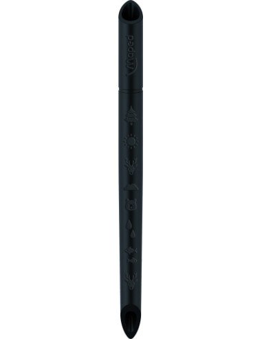 MAPED LAPICES DE COLORES INFINITY ESTUCHE DE 12 DARK BLACK
