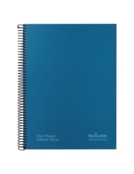 BLOC NAVIGATOR A4 80h HZ AZUL - Pack de 5 unidades