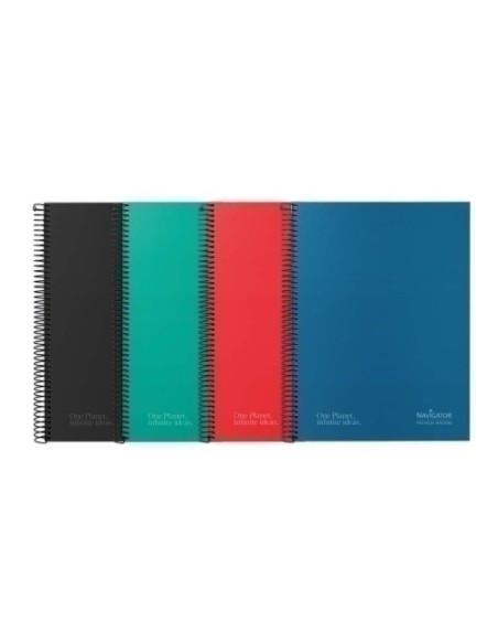 BLOC NAVIGATOR A4 80h HZ SURTIDO - Pack de 5 unidades