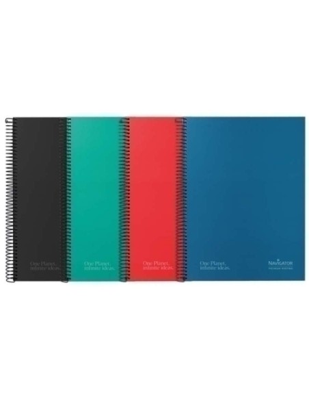 BLOC NAVIGATOR A4 120h HZ SURTIDO - Pack de 5 unidades