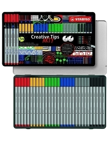 ROTUL.STABILO CREATIVE TIPS ARTY C/30