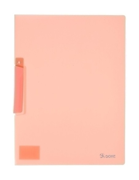 DOSSIER CLIP DOHE PP A4 p.PTCO.30h ROJO - Pack de 8 unidades