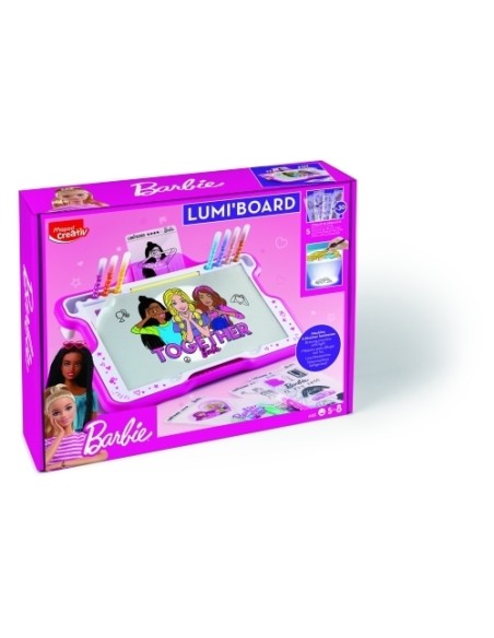 MAPED TABLERO LUMINOSO BARBIE ACTIVIDADES +5 AÑOS