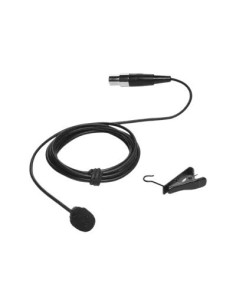 CLEARONE LAVALIER, CARDIOID, BLACK COLOR MICROPHONE FOR WIRELESS BELTPACK TRANSMITTER (910-6004-040)