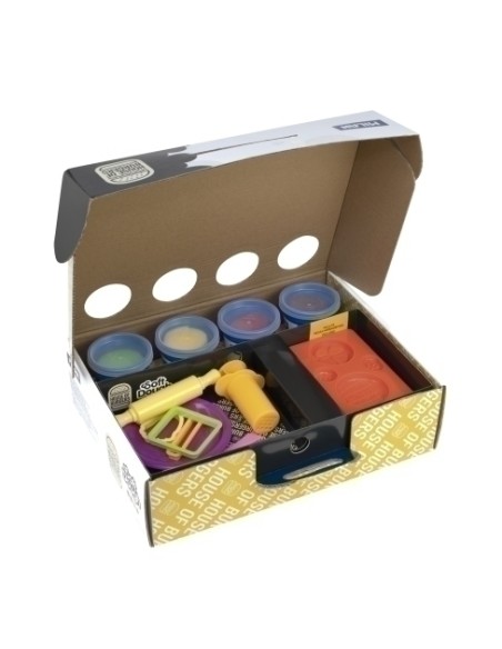MILAN PASTA BLANDA SOFT DOUGH MALETÍN 4 BOTES 116GR C/HERRAMIENTAS CASA DE LAS HAMBURGUESAS C/SURTIDOS