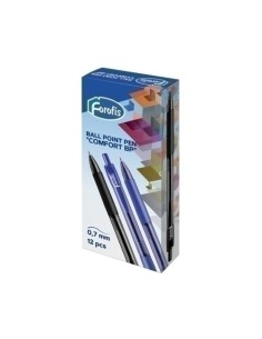 BOLIGRAFO FOROFIS COMFORT BP 0,7 mm AZUL - Pack de 12 unidades