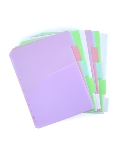 SEPARADORES OFFICE BOX PP BLUSH A4 10 ps - Pack de 10 unidades