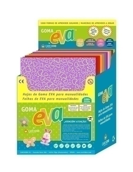 GOMA EVA CARCH.EST.HOJA 45x60 EXP. 140