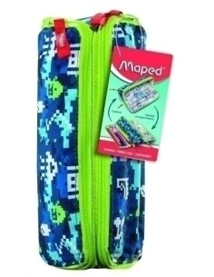 PORTATODO MAPED XXL DOBLE FANCY FLOWER