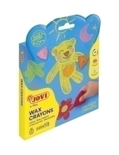 JOVI MY FIRST CRAYON ESTUCHE 8 CERAS CON FORMA DE OSO