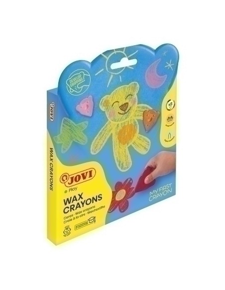 JOVI MY FIRST CRAYON ESTUCHE 8 CERAS CON FORMA DE OSO