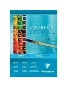 BLOC DIBUJO CLAIR.ETIVAL ACUARELA A4 200 - Pack de 5 unidades
