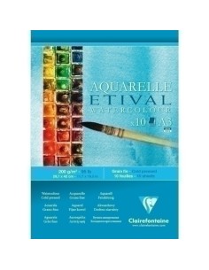 BLOC DIBUJO CLAIR.ETIVAL ACUARELA A3 300 - Pack de 5 unidades