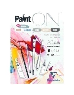 BLOC DIBUJO CLAIR.PAINT ON MULTIT.A3 COL - Pack de 2 unidades