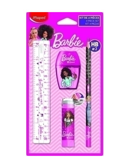 SET PAPELERIA MAPED BARBIE