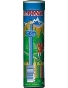 LAPICES COLOR ALPINO  LG. tubo 24