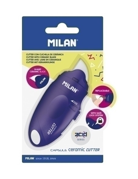 CUTTER MILAN CAPSULE CERAMICA AZUL