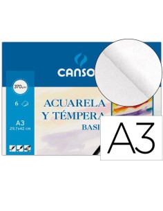 P ACUARELA BASIK CANSON A3 370GR