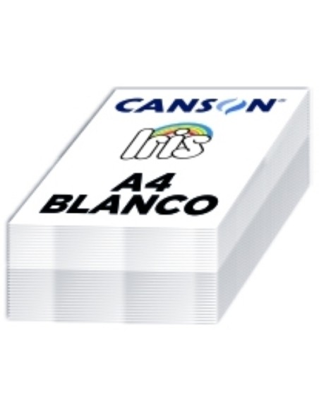 PACK 250H CARTULINA IRIS A4 185GR BLANCO