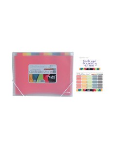 CLASIF OFFICE BOX C/GOMAS 12 DIV. VITAL COLORS A4+