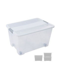 CAJA ALMA. ARCHIVO 2000 C/TAPA 52L 40X57X32CM TRAN