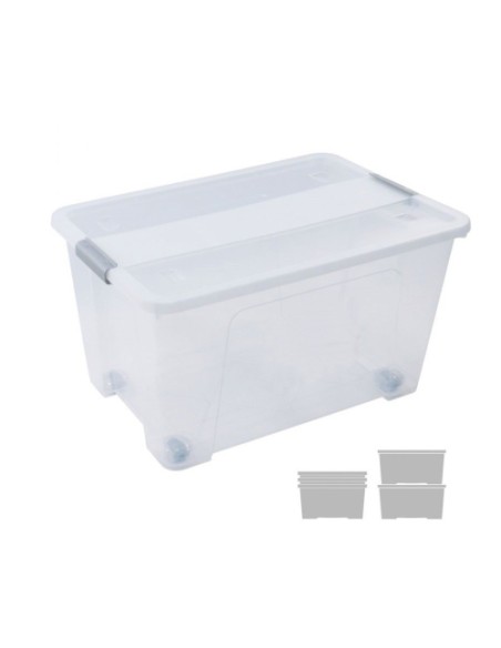 CAJA ALMA. ARCHIVO 2000 C/TAPA 52L 40X57X32CM TRAN