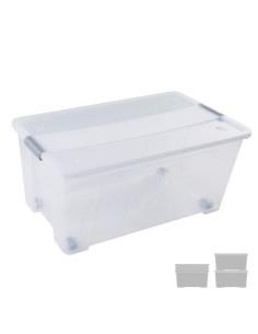 CAJA ALMA. ARCHIVO 2000 C/TAPA 61L 40X68X31CM TRAN