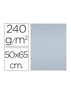 CART 50X65CM 240G/M2 GRIS PAQ 25