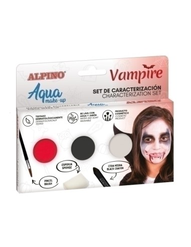 ALPINO MAQUILLAJE AL AGUA SET DE CARACTERIZACIÓN VAMPIRO