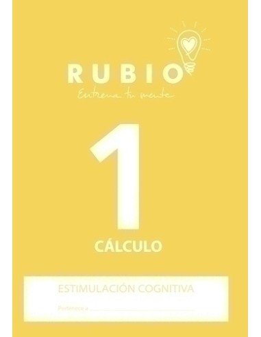 CUADERNO RUBIO A4 ESTIM.COGN.CALCULO 1 - Pack de 5 unidades
