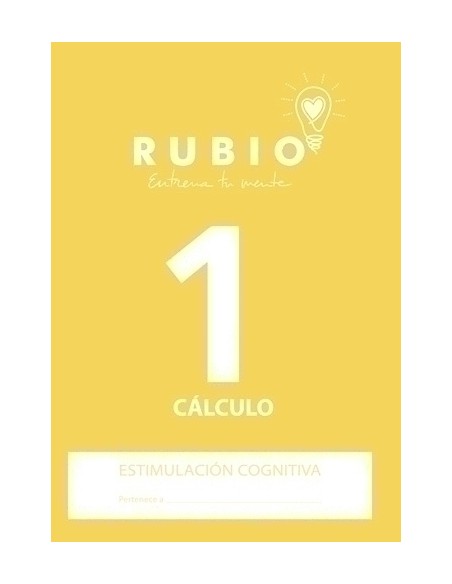 CUADERNO RUBIO A4 ESTIM.COGN.CALCULO 1 - Pack de 5 unidades