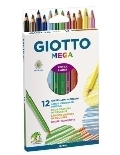 LAPICES COLOR GIOTTO MEGA est.12