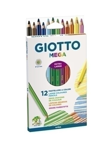 LAPICES COLOR GIOTTO MEGA est.12